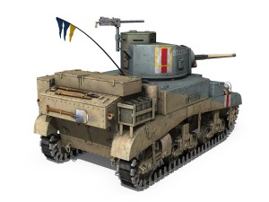 m3 light tank honey - bellman 3D 模型