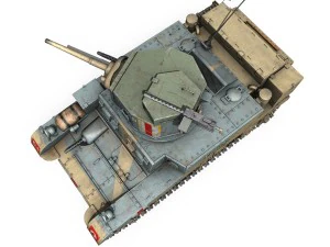 m3 light tank honey - bellman 3D Model