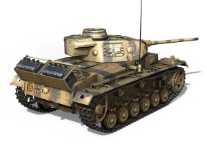 pzkpfw iii - panzerkampfwagen 3 - ausfj - 114 3D 모델