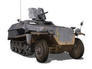 sdkfz 251 ausf c - hanomag half-track - 23pd 3D Model