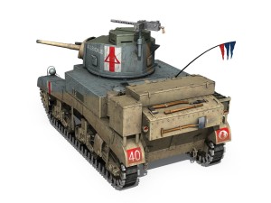 m3 light tank honey - allendale Modelo 3D