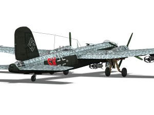 heinkel he-177 - greif - 6nsk 3D Model