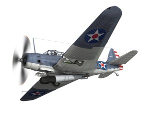 douglas tdb-1 devastator - 7t7 3D Модель