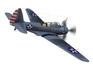 douglas tdb-1 devastator - 7t7 3D Model