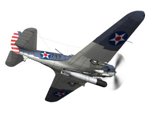 douglas tdb-1 devastator - 7t7 3D Модель