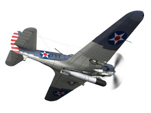 douglas tdb-1 devastator - 7t7 3D Model