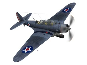 douglas tdb-1 devastator - 7t7 3D Model