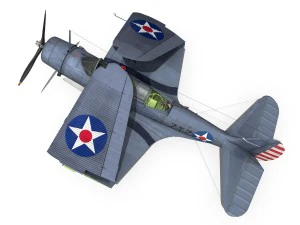 douglas tdb-1 devastator - 7t7 3D Model