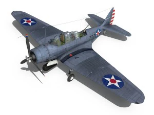 douglas tdb-1 devastator - 7t7 3D Model