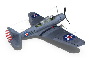 douglas tdb-1 devastator - 7t7 3D Модель