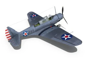 douglas tdb-1 devastator - 7t7 3D Model
