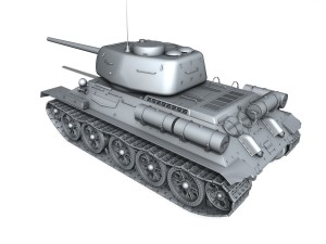 t-34 85 - soviet medium tank Modelo 3D