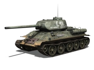 t-34 85 - soviet medium tank - 400 3D Model