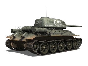t-34 85 - soviet medium tank - 400 3D Model