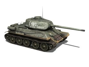 t-34 85 - soviet medium tank - 400 3D Model