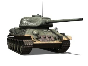 t-34 85 - soviet medium tank - 400 3D Model