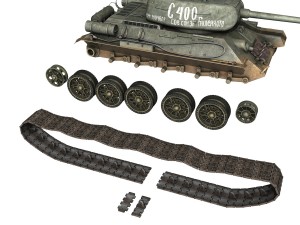 t-34 85 - soviet medium tank - 400 3D Model