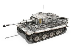 panzer vi - tiger - 5 - early production 3D Model