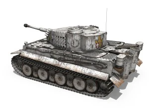panzer vi - tiger - 5 - early production 3D Model