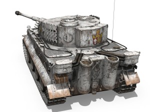 panzer vi - tiger - 5 - early production Modèle 3D