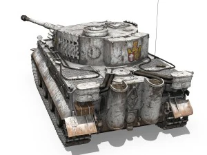 panzer vi - tiger - 5 - early production 3D Model