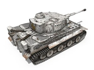 panzer vi - tiger - 5 - early production 3D Model