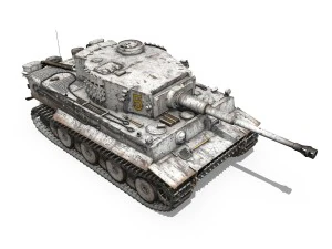 panzer vi - tiger - 5 - early production 3D Model