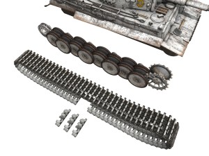 panzer vi - tiger - 5 - early production Modèle 3D