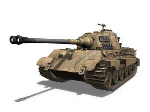 panzerkampfwagen vi - ausfb - tiger ii - 333 3D Model