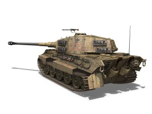 panzerkampfwagen vi - ausfb - tiger ii - 333 3D Model