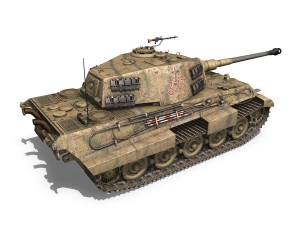 panzerkampfwagen vi - ausfb - tiger ii - 333 3D Модель