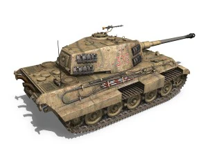 panzerkampfwagen vi - ausfb - tiger ii - 333 3D Model