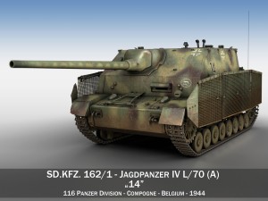jagdpanzer iv l70 a - 14 Model 3D