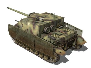 jagdpanzer iv l70 a - 14 3D Model