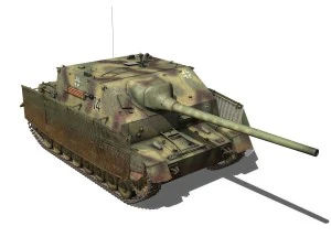 jagdpanzer iv l70 a - 14 3D Model