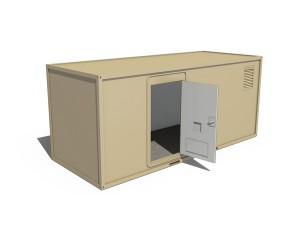 20ft office container version1 3Dモデル