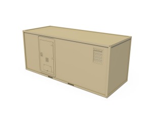 20ft office container version1 3Dモデル