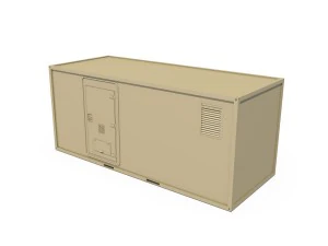 20ft office container version1 3D Model