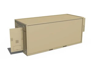 20ft office container version 2 3D Model