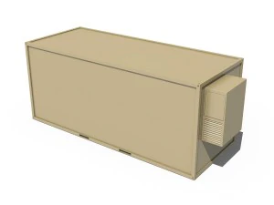 20ft office container version 2 3D Model