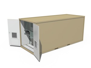 20ft office container version 3 3D मॉडल