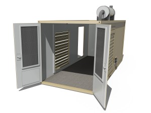 20ft generator container version 1 Modelo 3D