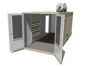 20ft generator container version 1 3D Model