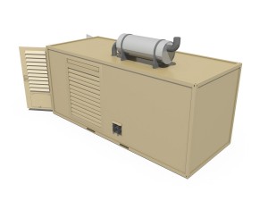 20ft generator container version 1 Modelo 3D