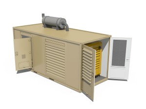 20ft generator container version 2 3D Модель