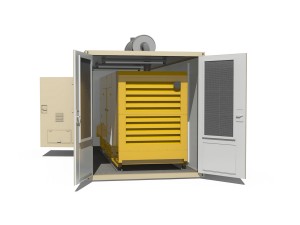 20ft generator container version 2 3D Модель