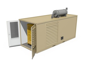 20ft generator container version 2 3D Модель