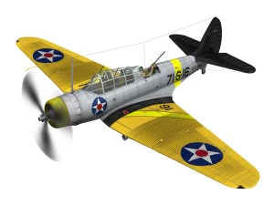 douglas tdb-1 devastator - 71s16 3D Model