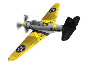 douglas tdb-1 devastator - 71s16 3D 모델