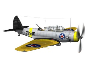 douglas tdb-1 devastator - 71s16 3D 모델
